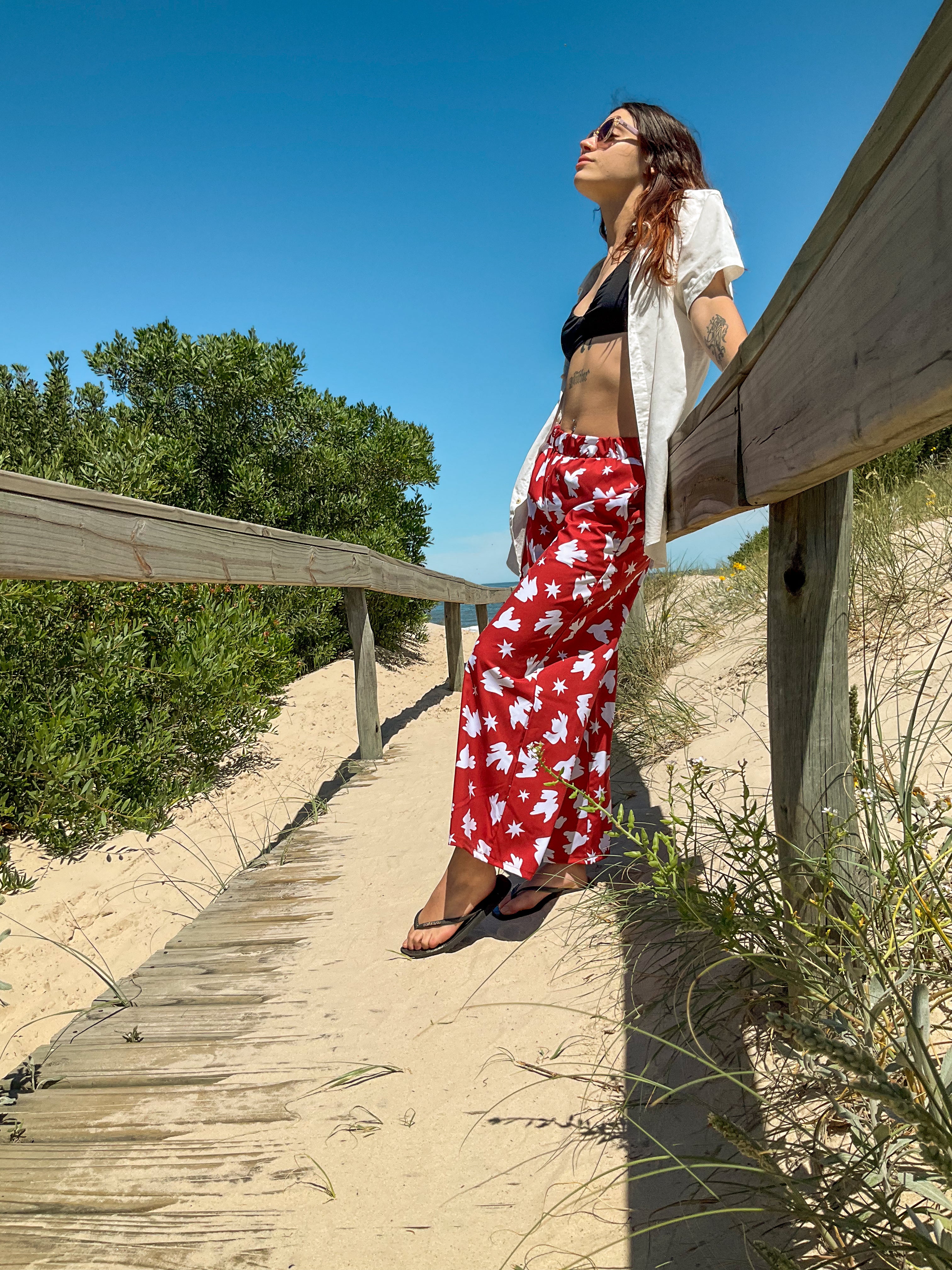 Pantalón palazzo Paloma - TRAZOS