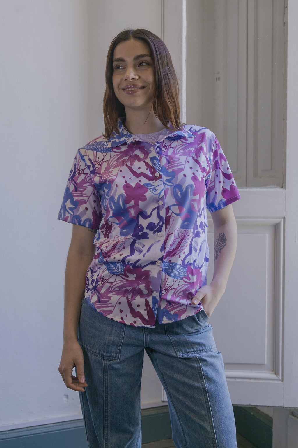 Camisa de manga corta Jardín de Tigres - TORA