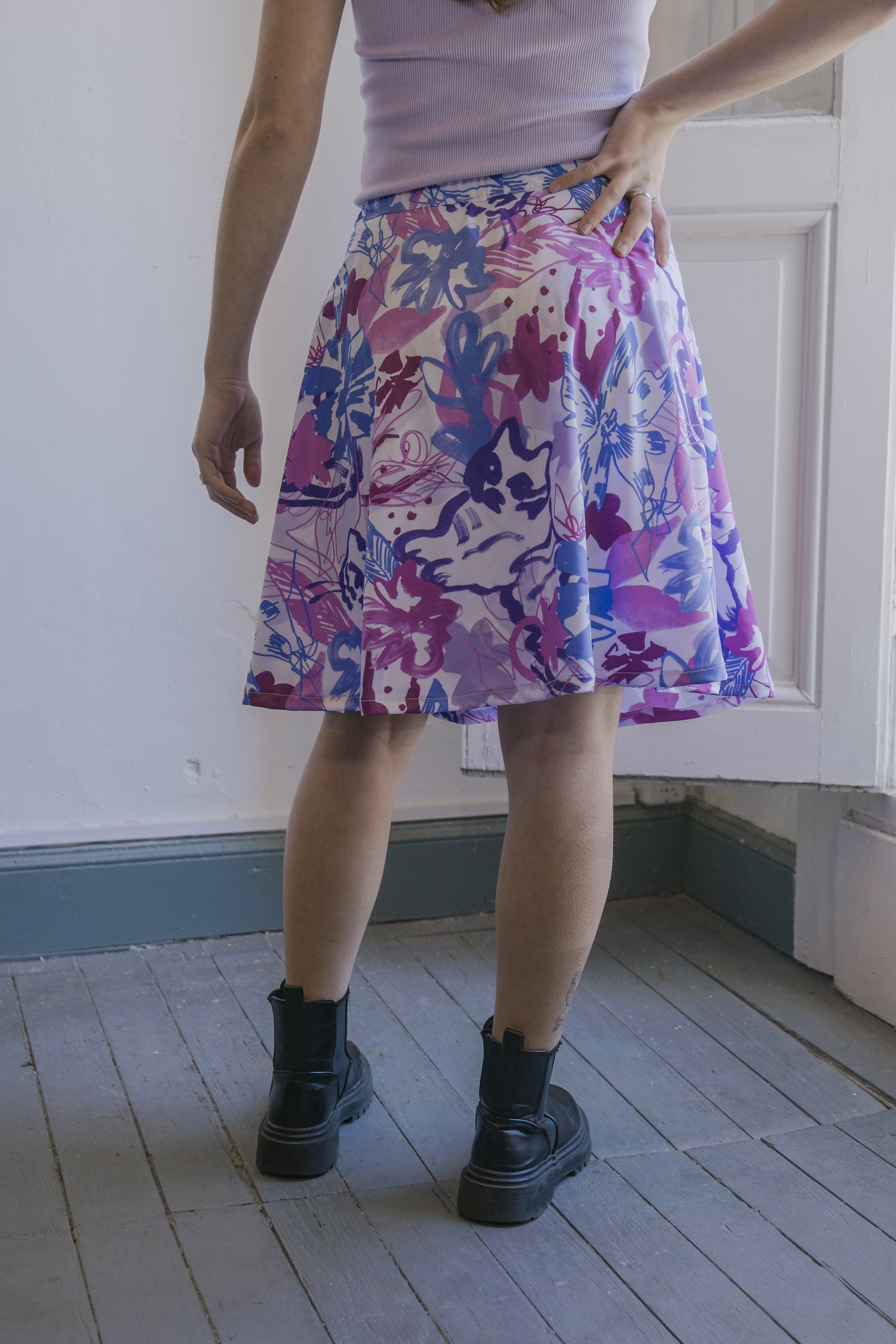 Falda skater Jardín de Tigres - TORA