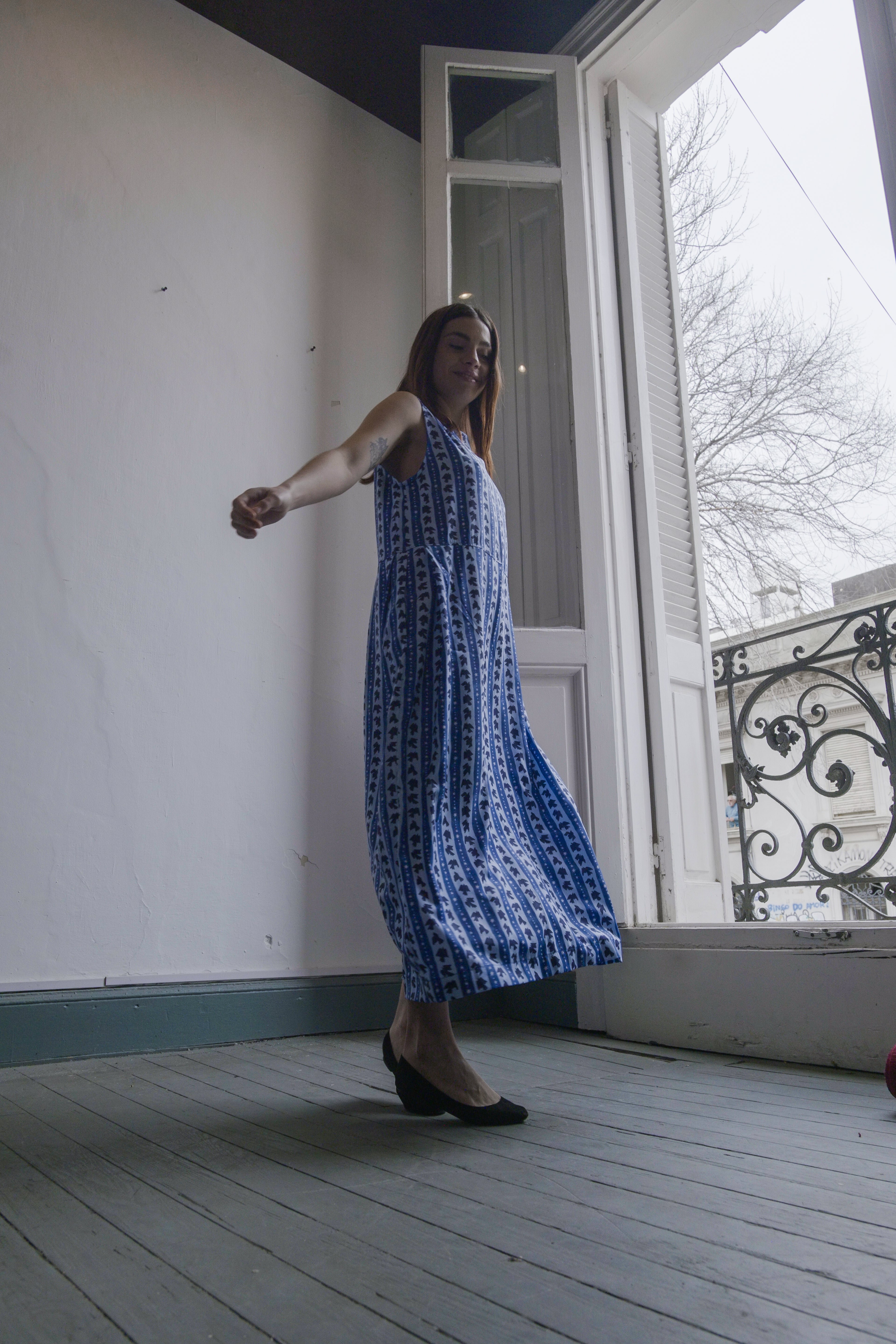 Vestido maxi Rayas - TORA