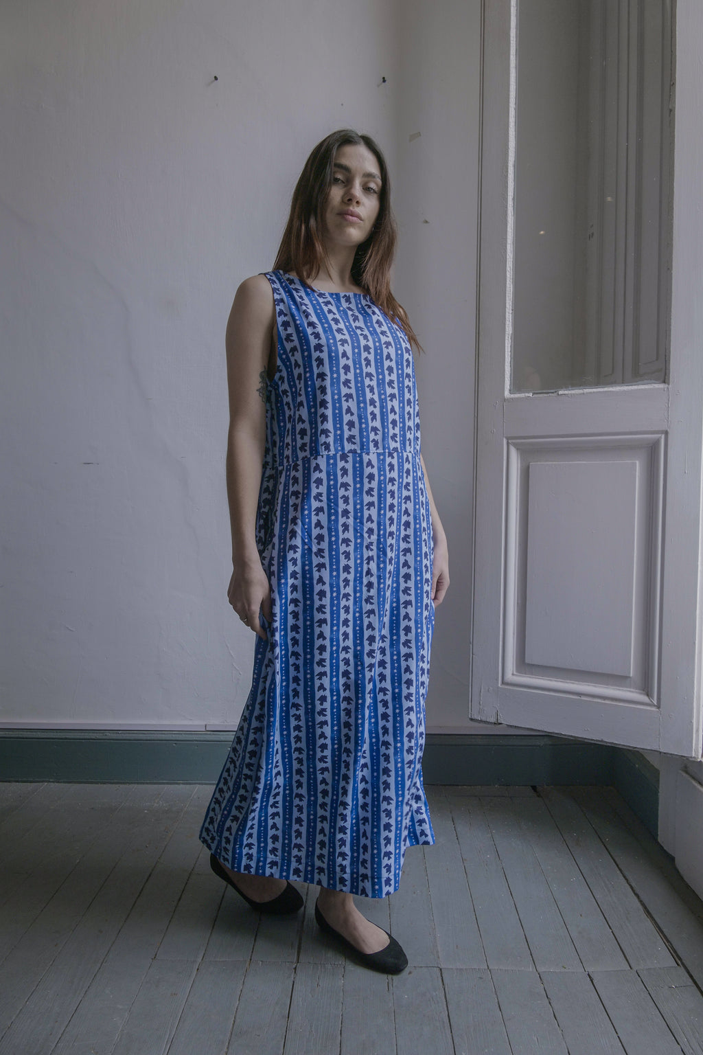 Vestido maxi Rayas - TORA